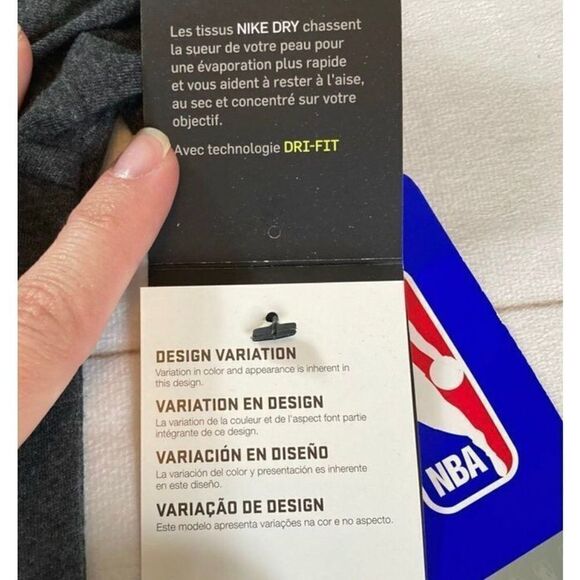 The Nike Tee Dri-Fit Golden State Warriors Gray Ombré Shirt Size Medium - Picture 12 of 13